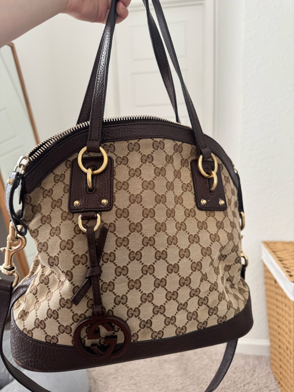 Vintage Gucci Monogram Dome Bag